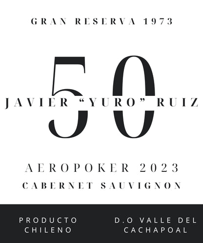 Aniversario Número Blanco y Negro