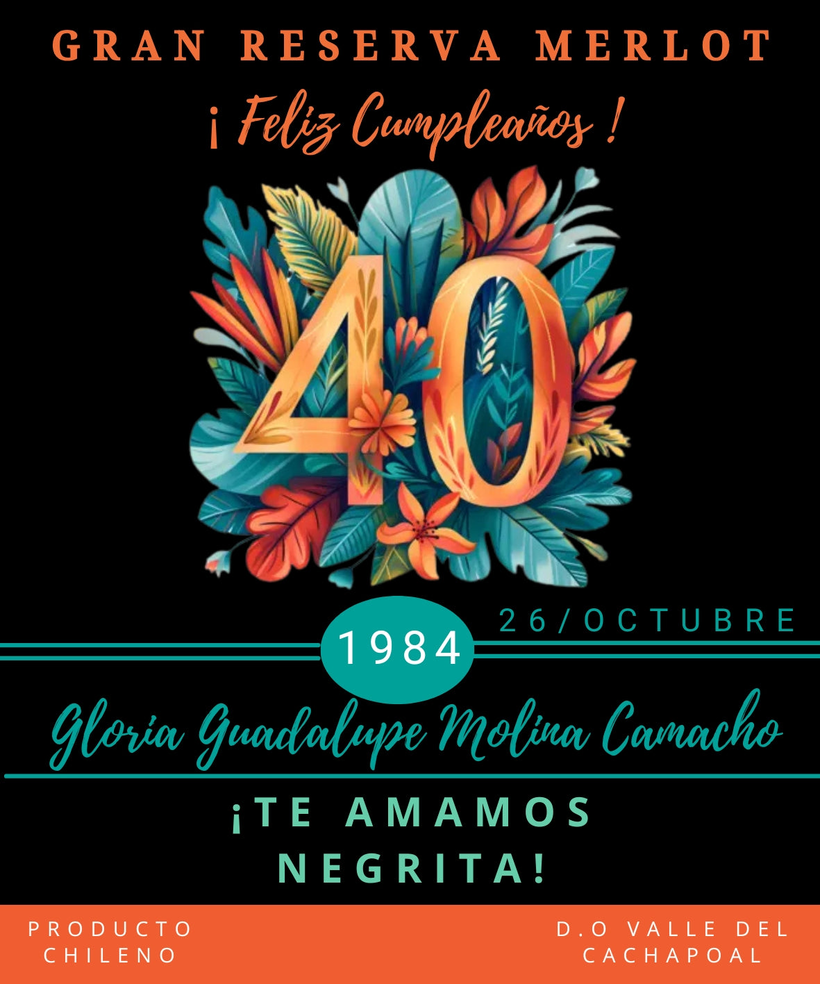 Aniversario Número Flores